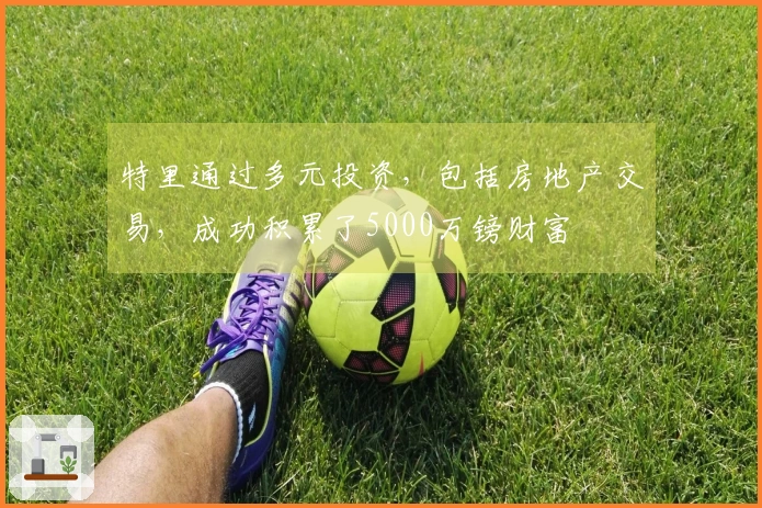 特里通过多元投资，包括房地产交易，成功积累了5000万镑财富